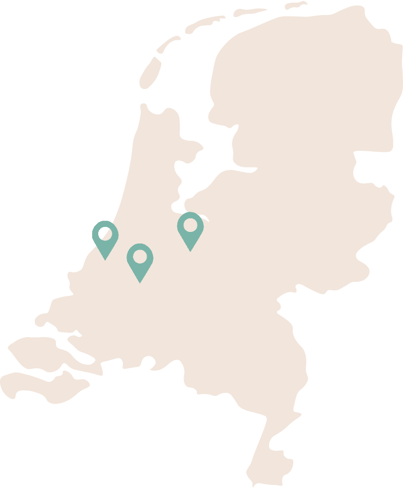 Locaties DeWarmte - Den Haag, Delft, Utrecht