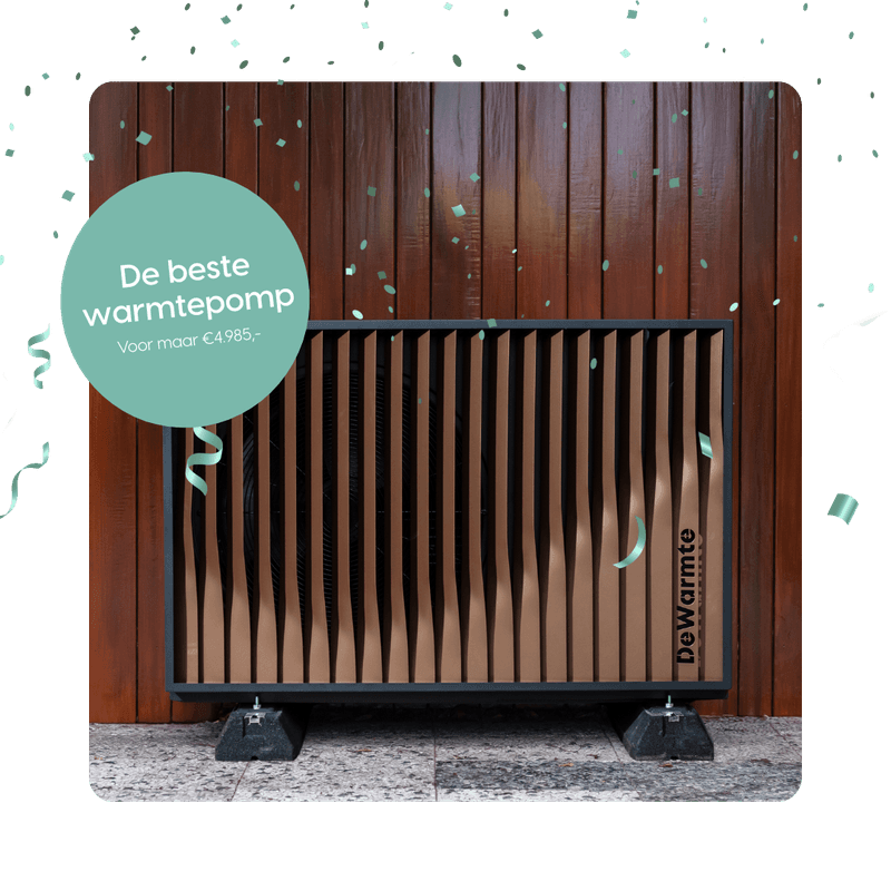 Pomp MP launch met button en confetti